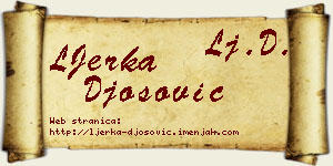 LJerka Đošović vizit kartica